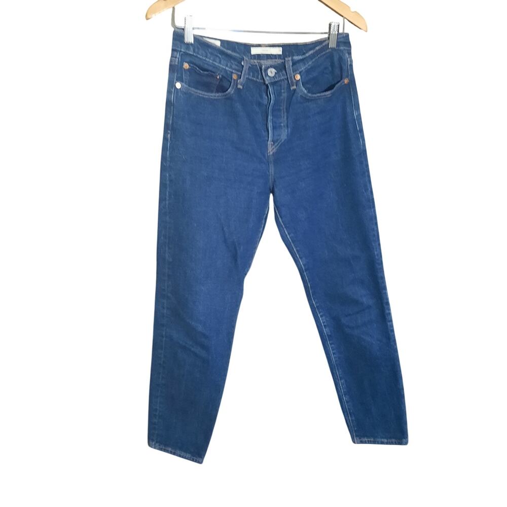 Levi's Premium Womens Wedgie Icon Fit Button Fly Ankle Jeans Size 28